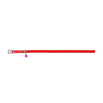 Ошейник для котят Collar 32483 WAUDOG Glamour с резинкой, ширина 9 мм длина 22-30 см, красный