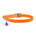 Ошейник для котят Collar 32484 WAUDOG Glamour с резинкой, ширина 9 мм длина 22-30 см, оранжевый