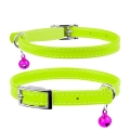 Нашийник для кошенят Collar 32485 WAUDOG Glamour з резинкою, ширина 9 мм довжина 22-30 см, зелений