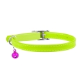 Нашийник для кошенят Collar 32485 WAUDOG Glamour з резинкою, ширина 9 мм довжина 22-30 см, зелений