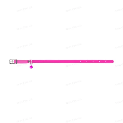 Нашийник для кошенят Collar 32487 WAUDOG Glamour з резинкою, ширина 9 мм довжина 22-30 см, рожевий