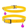 Ошейник для котят Collar 32488 WAUDOG Glamour с резинкой, ширина 9 мм длина 22-30 см, желтый