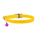 Ошейник для котят Collar 32488 WAUDOG Glamour с резинкой, ширина 9 мм длина 22-30 см, желтый