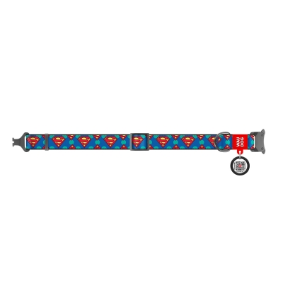 Ошейник для кошек Collar WAUDOG Nylon Супермен, ширина 20 мм, длина 24-40 см