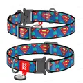 Нашийник для кішок Collar WAUDOG Nylon Супермен, ширина 20 мм, довжина 24-40 см