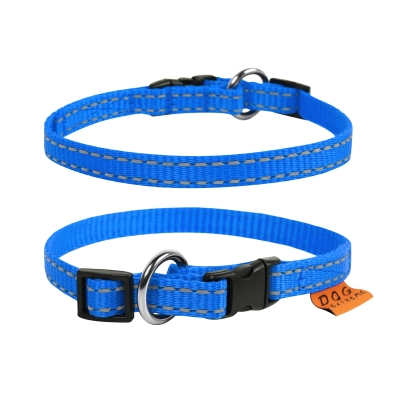 Ошейник для собак Collar Dog Extreme 01572 нейлон ширина 15 мм длина  25-35 см, синий