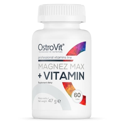 Магний МАКС + Витамин OstroVit MAX + Vitamin, 60 таблеток