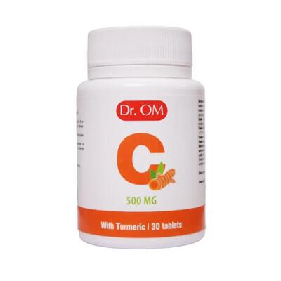 Вітамін С Dr. OM Vitamin C 500 мг з куркумою таблетки №30