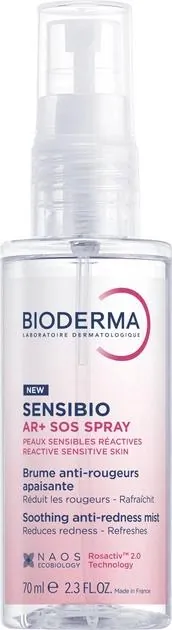 Спрей для обличчя Bioderma Sensibio AR+ SOS Spray, 70 мл