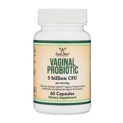 Пробіотик Double Wood Vaginal Probiotic (5 Billion CFU), 60 капсул