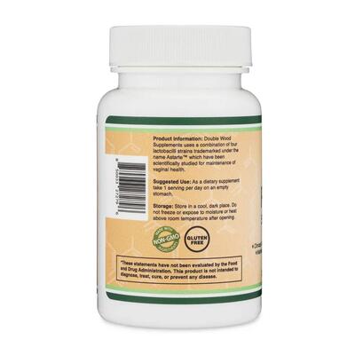 Пробіотик Double Wood Vaginal Probiotic (5 Billion CFU), 60 капсул