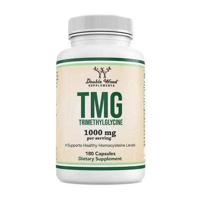 Триметилгліцин Double Wood TMG Trimethylglycine 1000 мг, 180 капсул