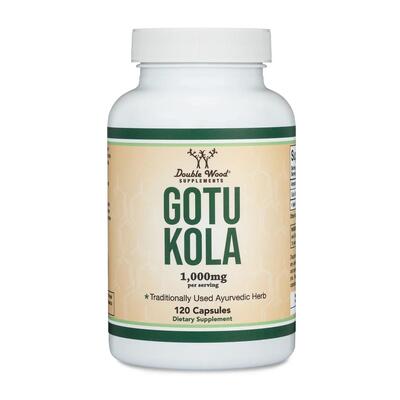 Готу Кола Double Wood Gotu Kola 1000 мг, 120 капсул
