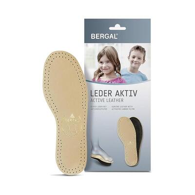 Стелька ортопедическая Bergal Active Leather Kids 86610, размер 26