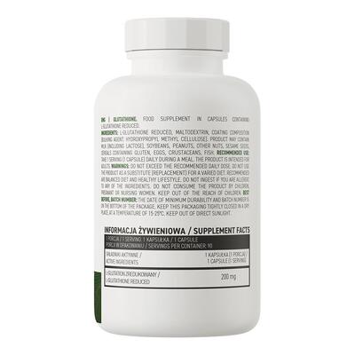 Глутатион OstroVit Glutathione VEGE, 90 капсул
