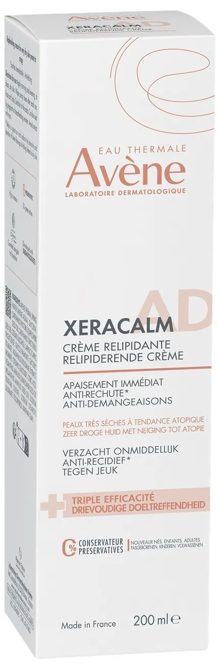 Крем Avene Xeracalm A.D відновлюючий для сухої шкіри схильної до атопічного дерматиту, 200 мл