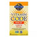 Вітамін D3 2000 МО Garden of Life Vitamin Code RAW D3, 60 вегетаріанських капсул