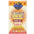 Вітамін D3 5000 МО Garden of Life Vitamin Code RAW D3, 60 вегетаріанських капсул