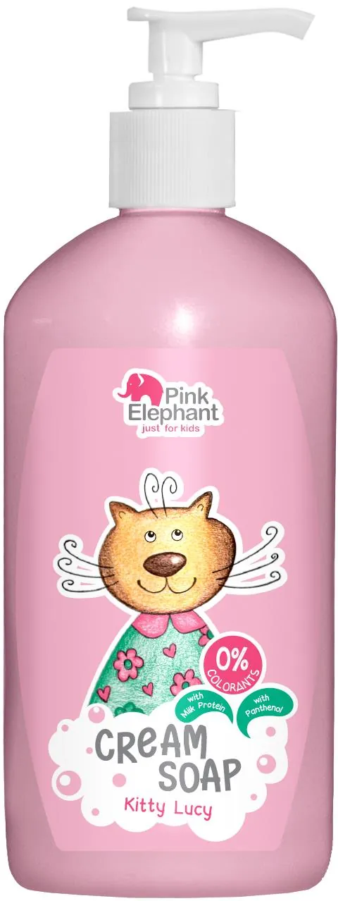 Крем-мило Pink Elephant Kitty Lucy Кішечка Люсі рідке дитяче, 250 мл