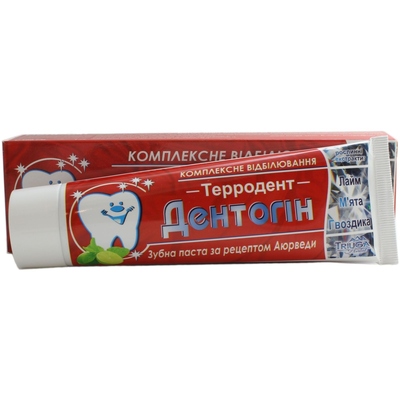 Зубна паста Triuga Dentogin Терродент, 100 г