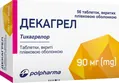 Декагрел таблетки, в/плів. обол. по 90 мг №56 (14х4)
