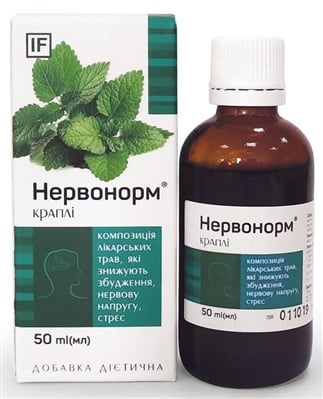 Нервонорм капли по 50 мл во флак.
