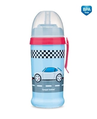 Поїльник-непроливайка Canpol babies Racing Машини, темно-синій, 56/516_blud, 350 мл