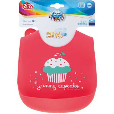 Слюнявчик Canpol babies силиконовый, 74/020