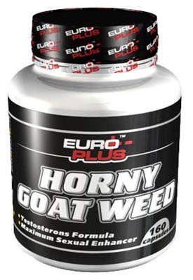 Капсулы для повышение тестостерона Euro Plus Horny goat weed для спортсменов, 160 капсул