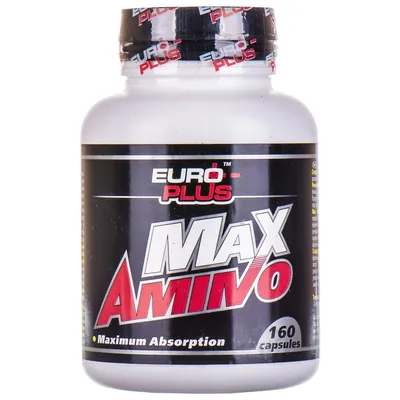 Комплекс амінокислотний Euro Plus Max Amino з вітамінами, 160 капсул