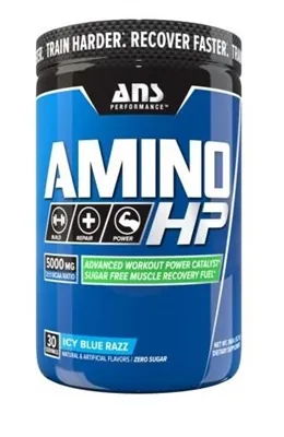 Амінокислоти ANS Performance Amino-HP BCAA, блакитна малина, 360 г