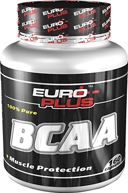 Аминокомплекс Euro Plus BCAA для спортсменов, 160 капсул