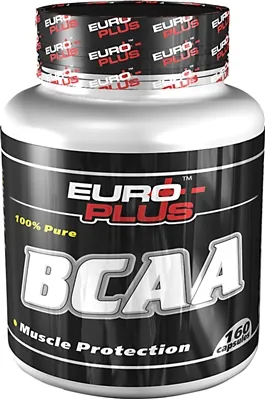 Амінокомплекс Euro Plus BCAA для спортсменів, 160 капсул