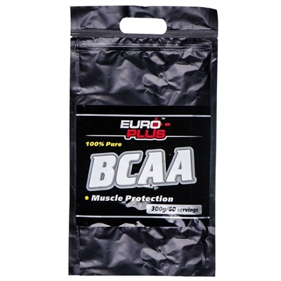 Аминокомплекс Euro Plus BCAA для спортсменов, 300 г, пакет