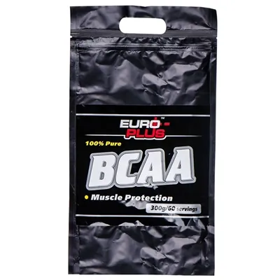 Амінокомплекс Euro Plus BCAA  для спортсменов, 300 г, пакет