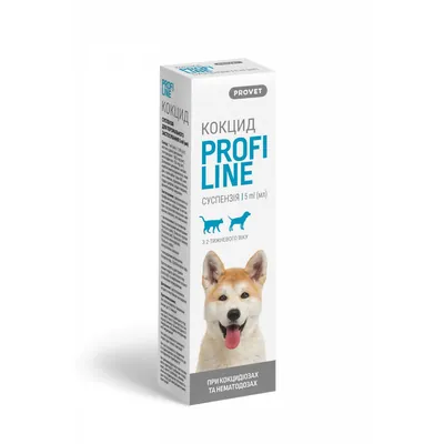 Суспензія ProVET Profiline Кокцид антигельмінтик для котів та собак, 5 мл