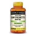 Со Пальметто 500 мг Здоров'я простати Mason Natural Saw Palmetto, 60 капсул