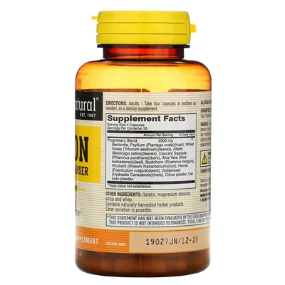 Трав'яна суміш Mason Natural Colon Herbal Cleanser, 100 капсул