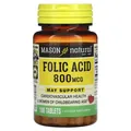 Фолієва кислота 800 мкг Mason Natural Folic Acid, 100 таблеток