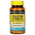 Кальція цитрат + Вітамін D3 Mason Natural Calcium Citrate Plus Vitamin D3, 60 капсул