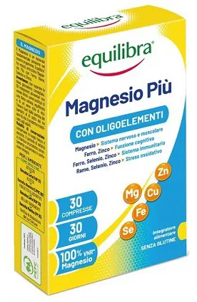 Комплекс Equilibra з магнієм, залізом, цинком, міддю, селеном таблетки №30