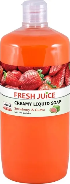 Крем-мило рідке Fresh Juice Strawberry & Guava, 1000 мл
