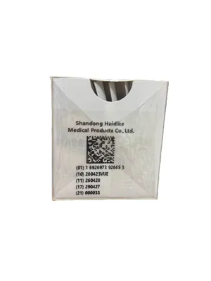 Шовний матеріал хірургічний Rtmed Polyglycolic Acid USP 4/0 (ЕР 1,5), що розсмоктується довжина 75 см, колюча голка 20 мм, 1/2 кола