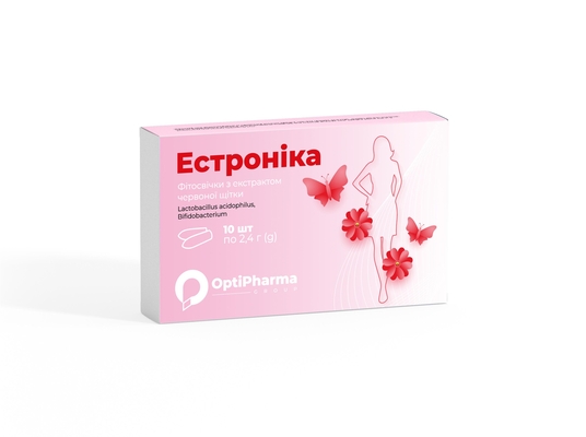 Эстроника фитосвечи с экстрактом красной щетки по 2,4 г №10 (5х2)