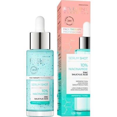 Сыворотка для лица Eveline Cosmetics Face Therapy Professional против несовершенства кожи с 10% ниацинамидом, 30 мл