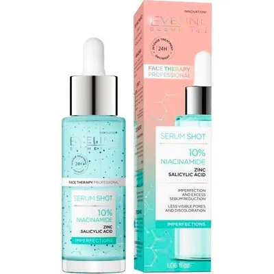 Сироватка для обличчя Eveline Face Therapy Professional проти недосконалості шкіри з 10% ніацинамідом, 30 мл