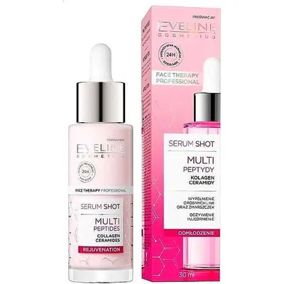 Сироватка для обличчя Eveline Face Therapy Professional омолоджувальна з мультипептидами, 30 мл