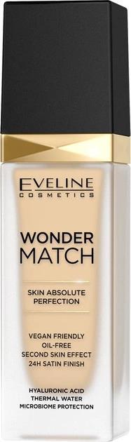 Тональная основа Eveline Wonder Match адаптирующая 05 Light Porcelain, 30 мл