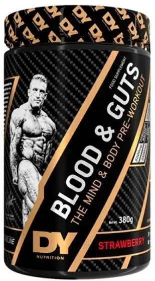 Передтренувальний комплекс Dorian Yates Blood & Guts полуниця, 380 г