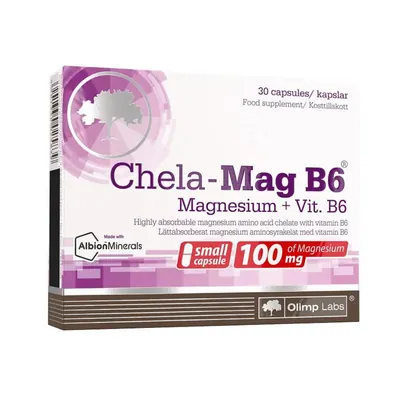 Магній та Вітамін В6 Olimp Chela-Mag B6 Caps, 30 капсул